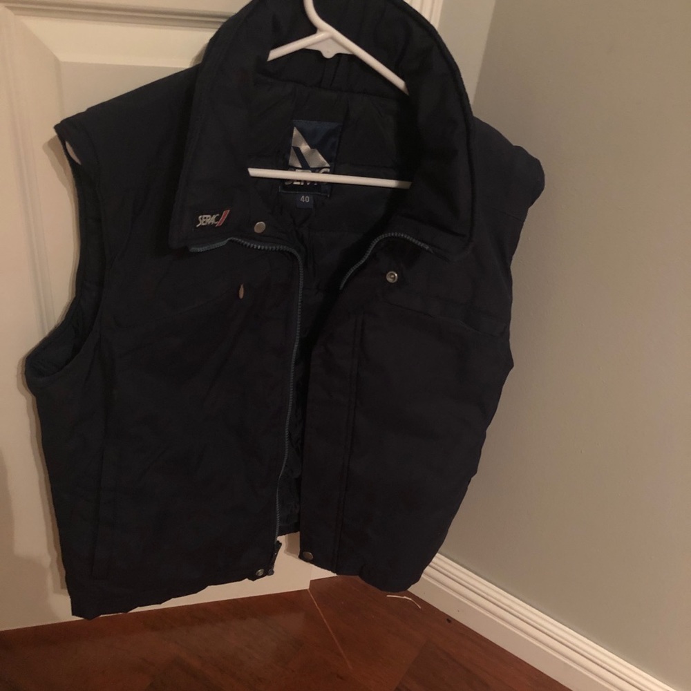Serac navy vest size 40